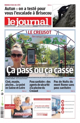 Le Journal de Saône et Loire N°20210721 du 21 juillet 2021 à télécharger sur iPad