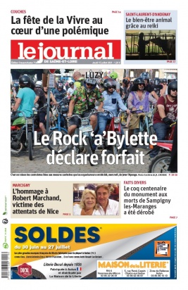 Le Journal de Saône et Loire N°20210715 du 15 juillet 2021 à télécharger sur iPad