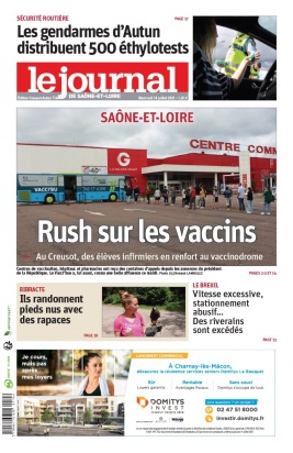 Le Journal de Saône et Loire N°20210714 du 14 juillet 2021 à télécharger sur iPad