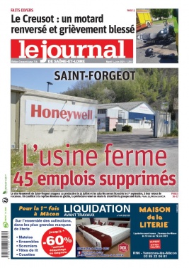 Le Journal de Saône et Loire N°20210601 du 01 juin 2021 à télécharger sur iPad