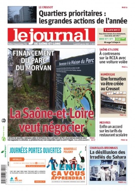 Le Journal de Saône et Loire N°20210125 du 25 janvier 2021 à télécharger sur iPad