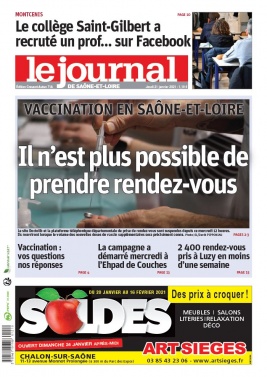 Le Journal de Saône et Loire N°20210121 du 21 janvier 2021 à télécharger sur iPad