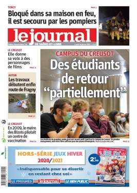 Le Journal de Saône et Loire N°20210118 du 18 janvier 2021 à télécharger sur iPad