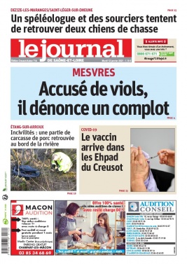 Le Journal de Saône et Loire N°20210112 du 12 janvier 2021 à télécharger sur iPad