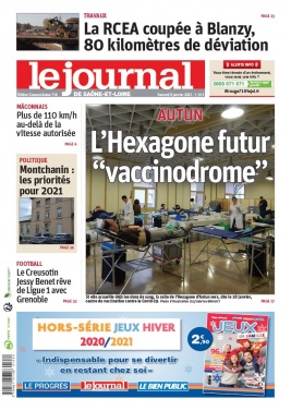 Le Journal de Saône et Loire N°20210109 du 09 janvier 2021 à télécharger sur iPad