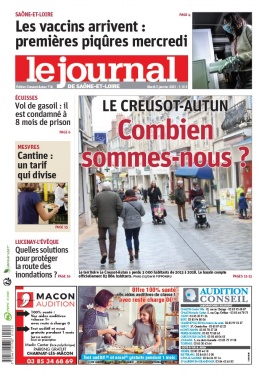 Le Journal de Saône et Loire N°20210105 du 05 janvier 2021 à télécharger sur iPad