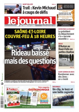 Le Journal de Saône et Loire N°20210103 du 03 janvier 2021 à télécharger sur iPad