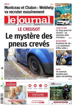 Le Journal de Saône et Loire N°20201210 du 10 décembre 2020 à télécharger sur iPad