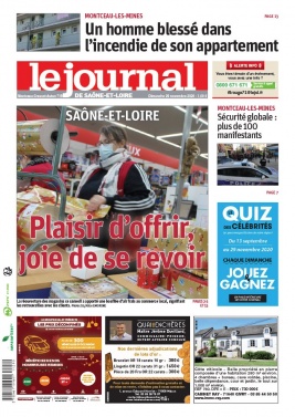 Le Journal de Saône et Loire N°20201129 du 29 novembre 2020 à télécharger sur iPad