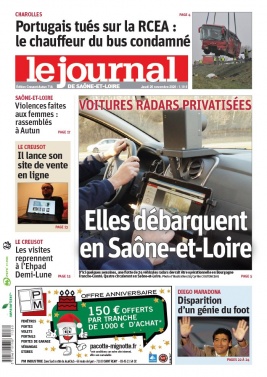 Le Journal de Saône et Loire N°20201126 du 26 novembre 2020 à télécharger sur iPad