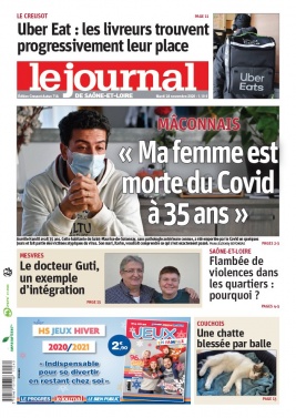 Le Journal de Saône et Loire N°20201124 du 24 novembre 2020 à télécharger sur iPad