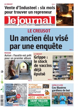 Le Journal de Saône et Loire N°20201121 du 21 novembre 2020 à télécharger sur iPad