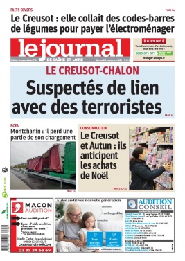 Le Journal de Saône et Loire N°20201104 du 04 novembre 2020 à télécharger sur iPad