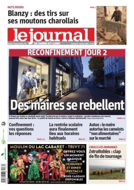 Le Journal de Saône et Loire N°20201031 du 31 octobre 2020 à télécharger sur iPad