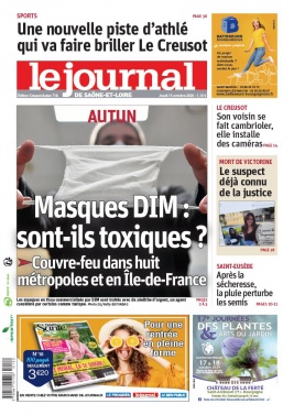 Le Journal de Saône et Loire N°20201015 du 15 octobre 2020 à télécharger sur iPad