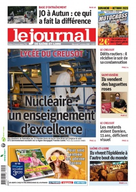 Le Journal de Saône et Loire N°20201007 du 07 octobre 2020 à télécharger sur iPad