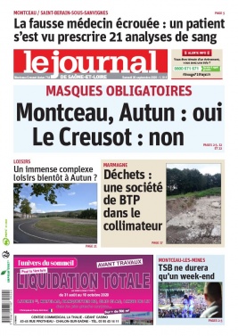 Le Journal de Saône et Loire N°20200926 du 26 septembre 2020 à télécharger sur iPad