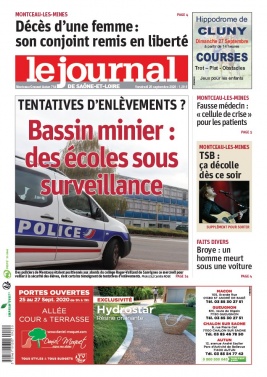 Le Journal de Saône et Loire N°20200925 du 25 septembre 2020 à télécharger sur iPad