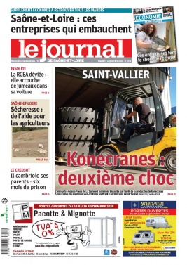 Le Journal de Saône et Loire N°20200915 du 15 septembre 2020 à télécharger sur iPad