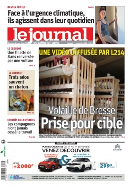 Le Journal de Saône et Loire N°20200911 du 11 septembre 2020 à télécharger sur iPad