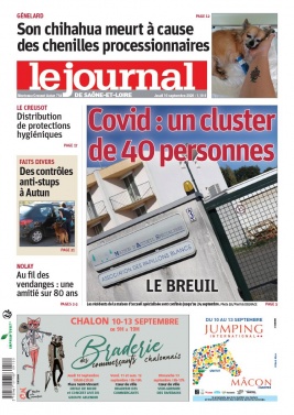 Le Journal de Saône et Loire N°20200910 du 10 septembre 2020 à télécharger sur iPad