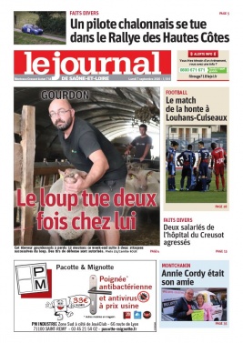 Le Journal de Saône et Loire N°20200907 du 07 septembre 2020 à télécharger sur iPad