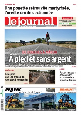 Le Journal de Saône et Loire N°20200827 du 27 août 2020 à télécharger sur iPad