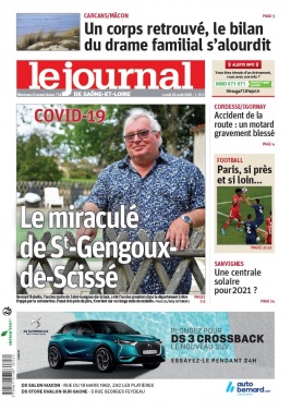 Le Journal de Saône et Loire N°20200824 du 24 août 2020 à télécharger sur iPad
