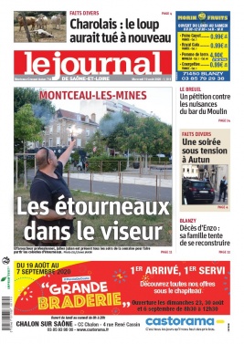 Le Journal de Saône et Loire N°20200819 du 19 août 2020 à télécharger sur iPad