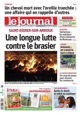 Le Journal de Saône et Loire N°20200810 du 10 août 2020 à télécharger sur iPad