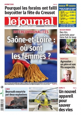 Le Journal de Saône et Loire N°20200805 du 05 août 2020 à télécharger sur iPad