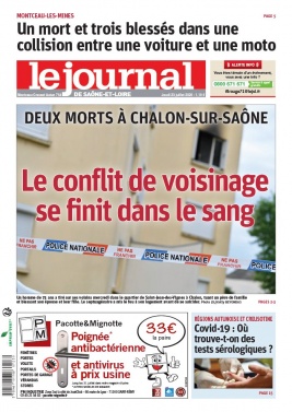 Le Journal de Saône et Loire N°20200723 du 23 juillet 2020 à télécharger sur iPad