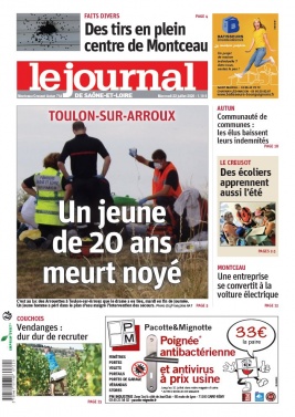 Le Journal de Saône et Loire N°20200722 du 22 juillet 2020 à télécharger sur iPad