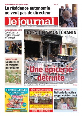 Le Journal de Saône et Loire N°20200718 du 18 juillet 2020 à télécharger sur iPad