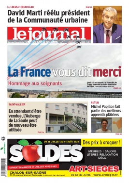 Le Journal de Saône et Loire N°20200717 du 17 juillet 2020 à télécharger sur iPad