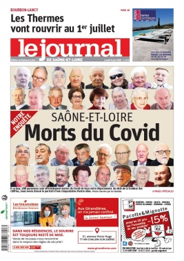 Le Journal de Saône et Loire N°20200608 du 08 juin 2020 à télécharger sur iPad