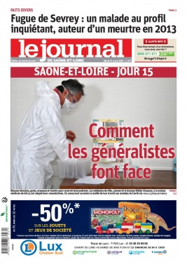 Le Journal de Saône et Loire N°20200331 du 31 mars 2020 à télécharger sur iPad