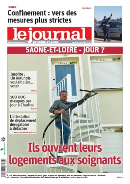 Le Journal de Saône et Loire N°20200323 du 23 mars 2020 à télécharger sur iPad