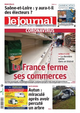 Le Journal de Saône et Loire N°20200315 du 15 mars 2020 à télécharger sur iPad