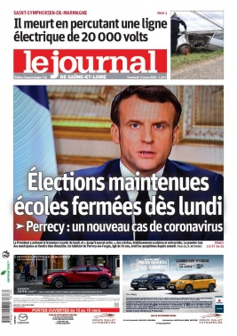 Le Journal de Saône et Loire N°20200313 du 13 mars 2020 à télécharger sur iPad