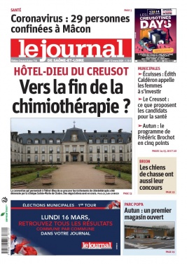 Le Journal de Saône et Loire N°20200312 du 12 mars 2020 à télécharger sur iPad