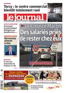 Le Journal de Saône et Loire N°20200227 du 27 février 2020 à télécharger sur iPad