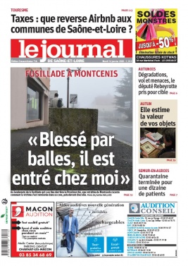Le Journal de Saône et Loire N°20200114 du 14 janvier 2020 à télécharger sur iPad