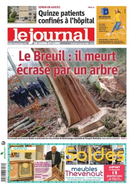 Le Journal de Saône et Loire N°20200110 du 10 janvier 2020 à télécharger sur iPad