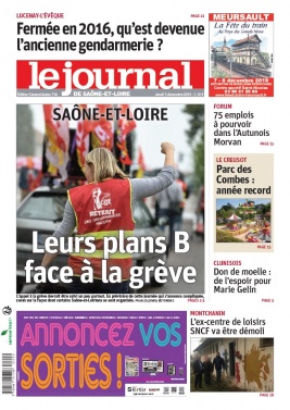 Le Journal de Saône et Loire N°20191205 du 05 décembre 2019 à télécharger sur iPad