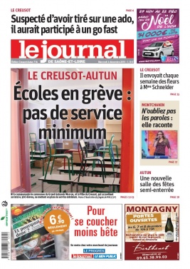 Le Journal de Saône et Loire N°20191204 du 04 décembre 2019 à télécharger sur iPad