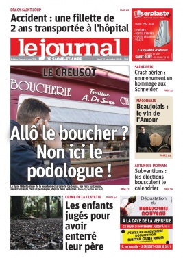 Le Journal de Saône et Loire N°20191121 du 21 novembre 2019 à télécharger sur iPad
