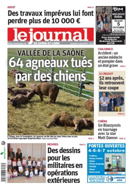 Le Journal de Saône et Loire N°20191004 du 04 octobre 2019 à télécharger sur iPad