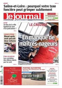 Le Journal de Saône et Loire N°20190924 du 24 septembre 2019 à télécharger sur iPad
