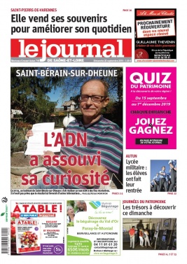 Le Journal de Saône et Loire N°20190922 du 22 septembre 2019 à télécharger sur iPad